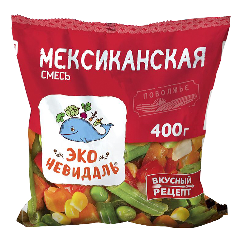 

Овощная смесь Эко невидаль Мексиканская резаная замороженная 400 г