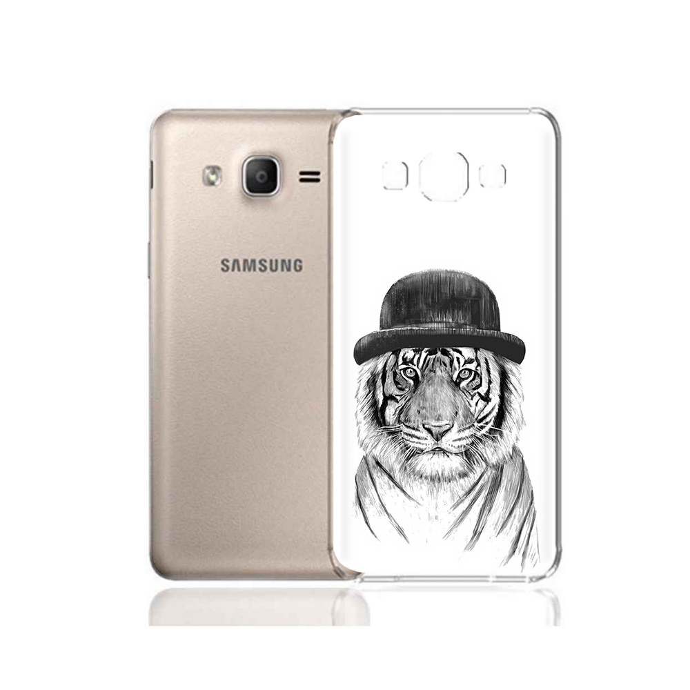 

Чехол MyPads Tocco для Samsung Galaxy A7 (2015) тигр британец (PT11625.595.641), Прозрачный, Tocco