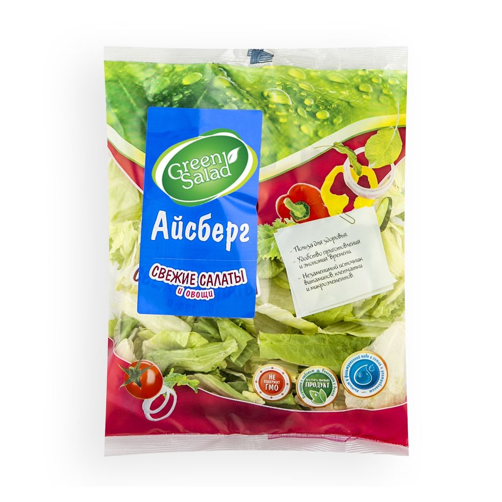 Салат Айсберг Green Salad нарезанный 140 г