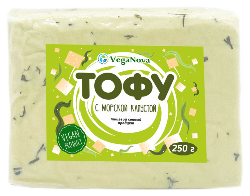 Сыр мягкий Сельский дом Тофу с морской капустой 4,8% 250 г