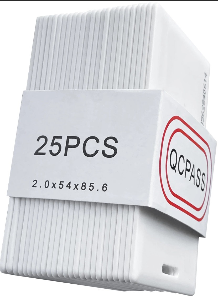 Карта доступа MAJOR формата EM-marine(идентификатор) тонкая бесконтактная (25 шт) белая