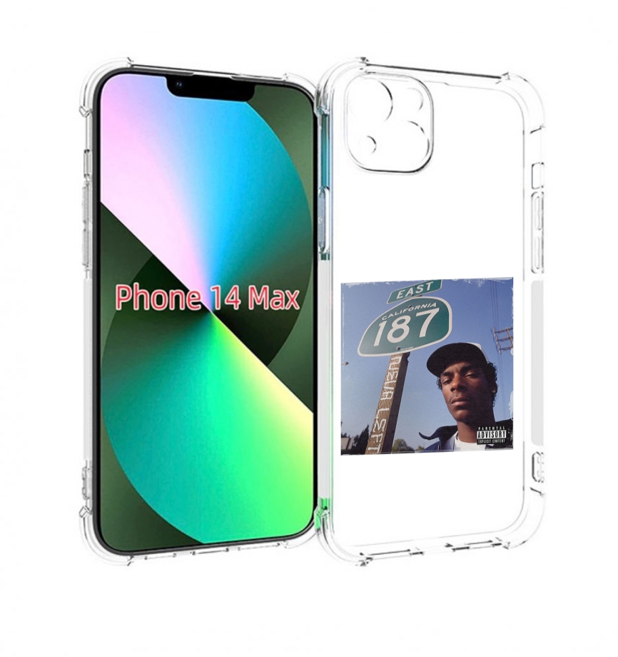 

Чехол MyPads Snoop Dogg NEVA LEFT для iPhone 14 Plus (6.7), Прозрачный, Tocco