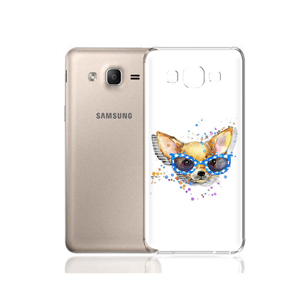 

Чехол MyPads Tocco для Samsung Galaxy A7 (2015) чихуа-хуа в очках (PT11625.595.691), Прозрачный, Tocco