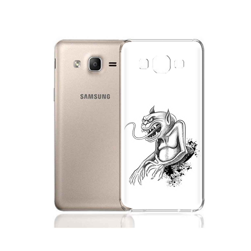 

Чехол MyPads Tocco для Samsung Galaxy A7 (2015) чорт (PT11625.595.692), Прозрачный, Tocco