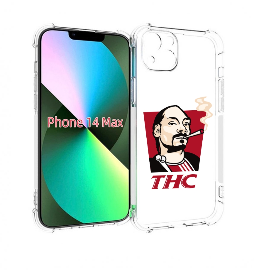 

Чехол MyPads THC для iPhone 14 Plus (6.7), Прозрачный, Tocco