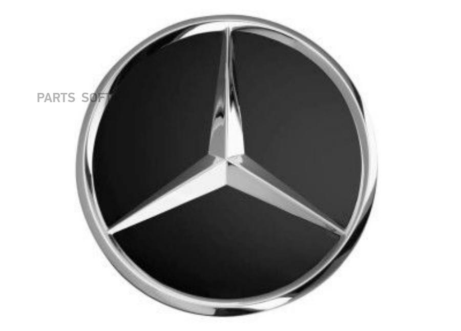 MERCEDES-BENZ B66470200 Колпачок ступицы колеса MB хром черный MERCEDES-BENZ B66470200