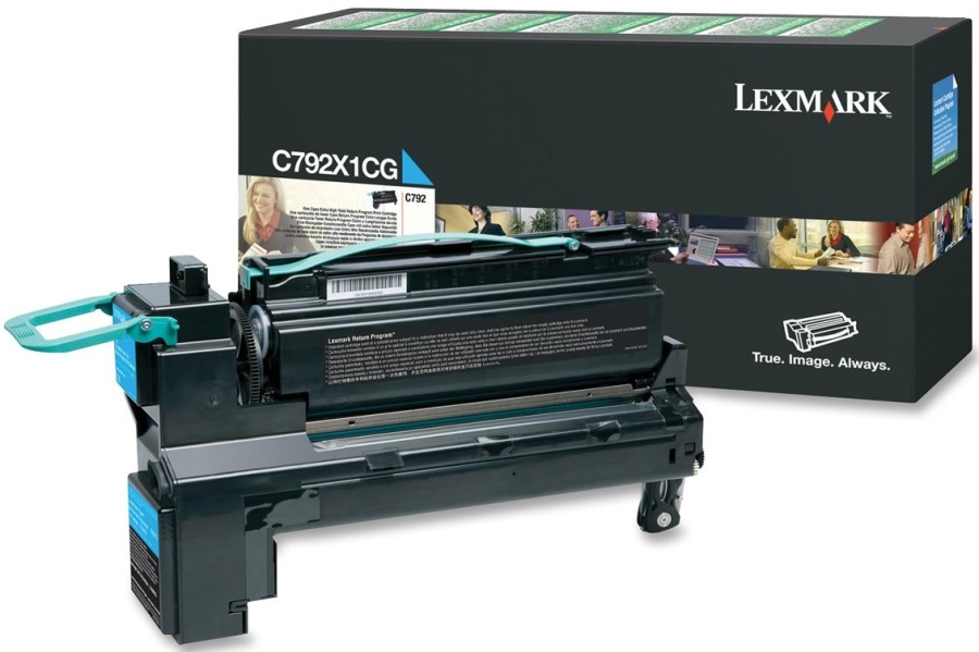 

Картридж для лазерного принтера Lexmark C792X1CG голубой, оригинальный, C792X1CG