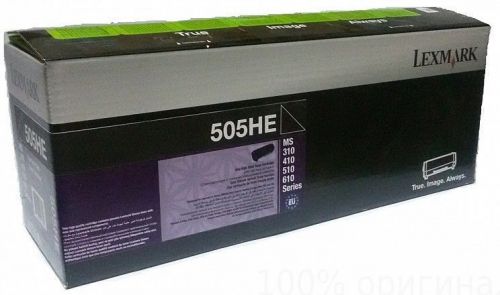 Картридж для лазерного принтера Lexmark 50F5H0E черный, оригинальный