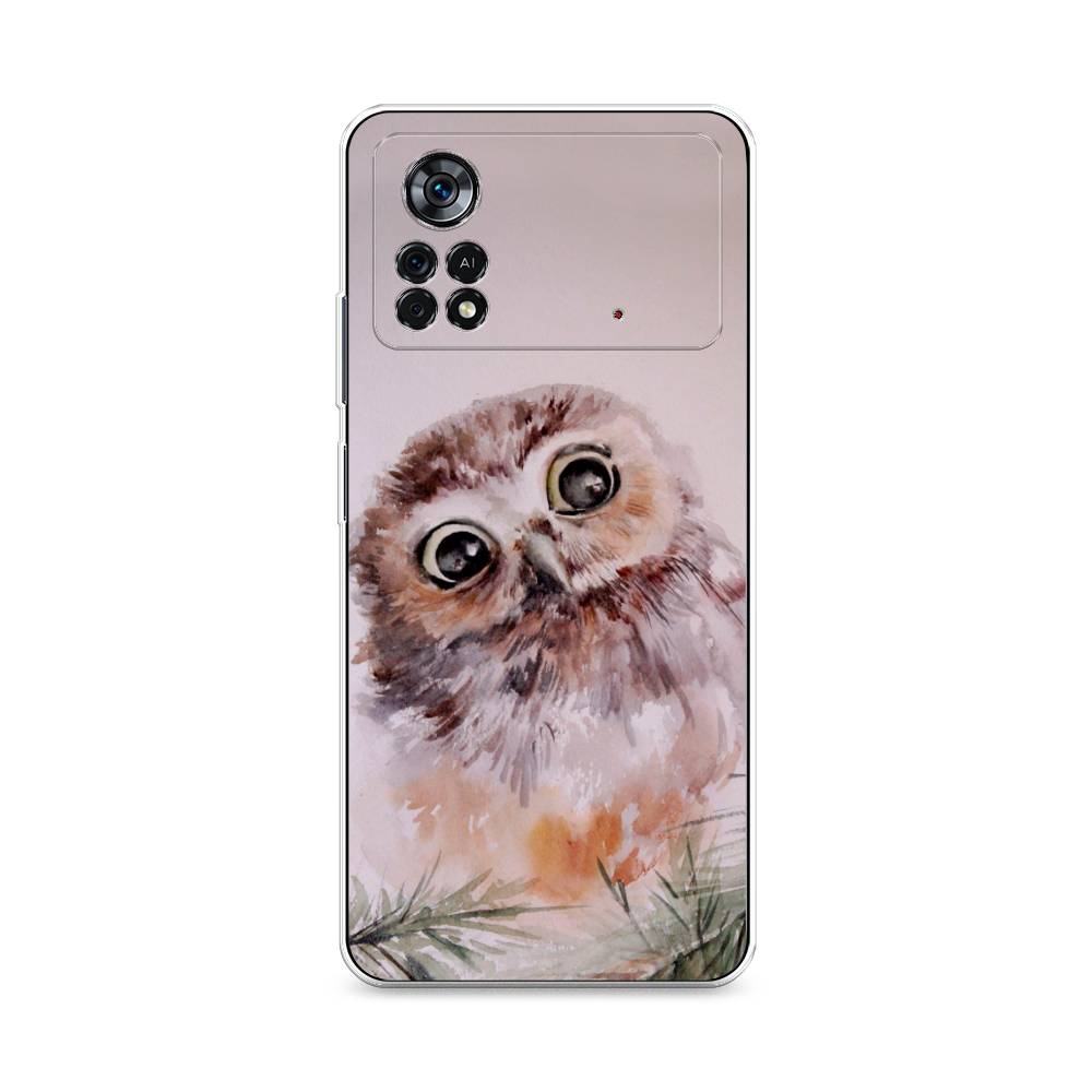 

Чехол Awog на Poco X4 Pro 5G "Сова на розовом", Разноцветный, 313150-1