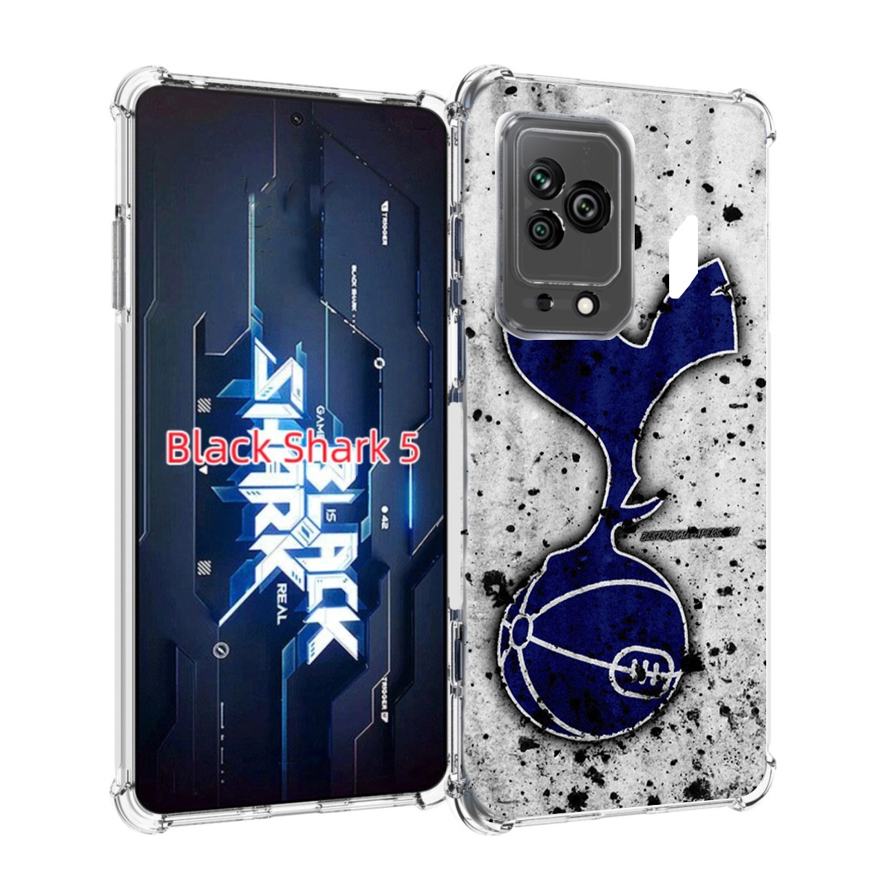 

Чехол MyPads фк тоттенхэм лондон для Xiaomi Black Shark 5, Прозрачный, Tocco