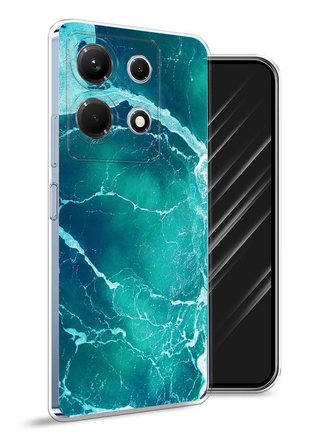 

Чехол Awog на Infinix Note 30 4G "Изумрудный океан", Бирюзовый;синий, 3104650-4