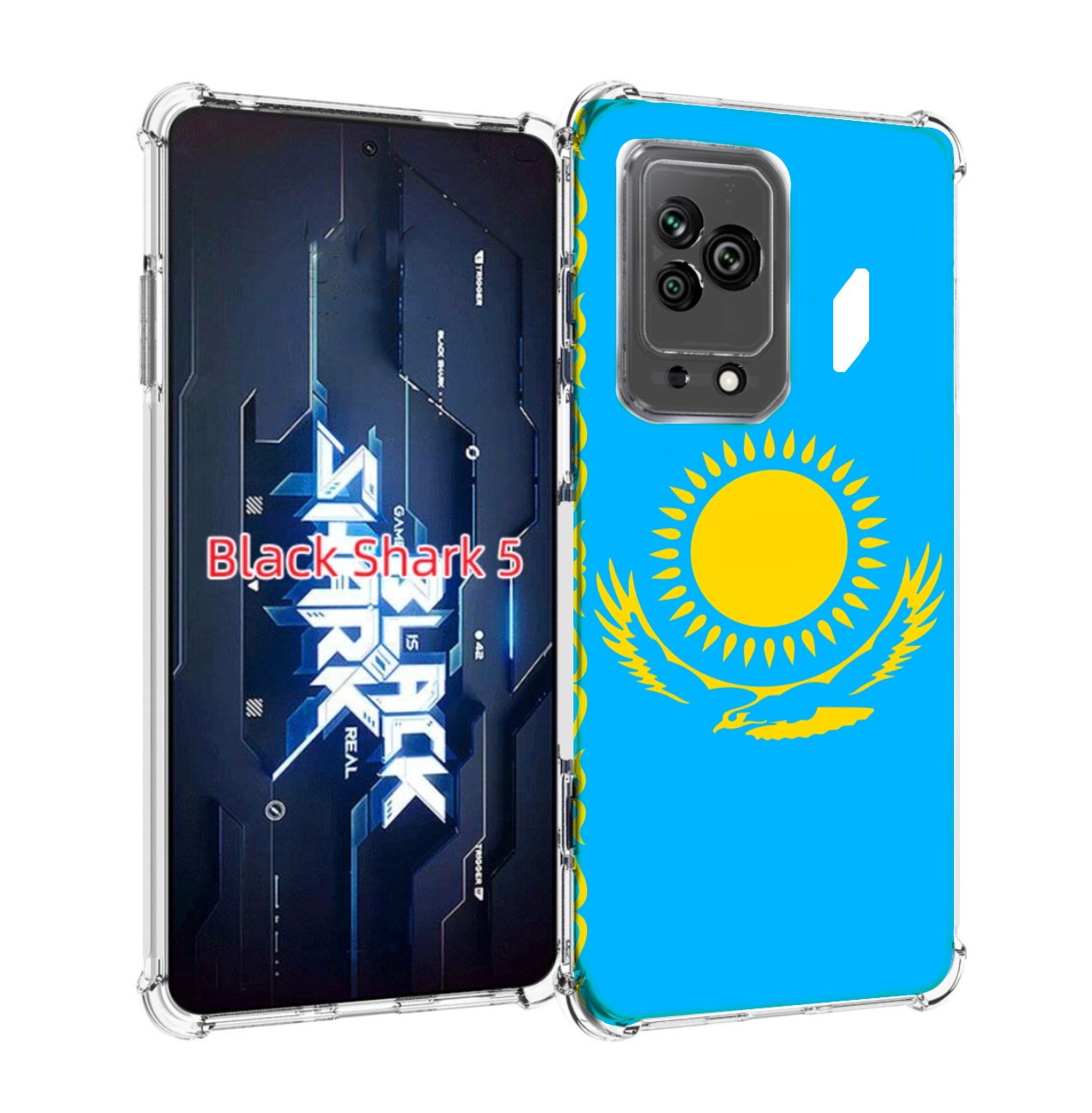 

Чехол MyPads флаг Казахстана-1 для Xiaomi Black Shark 5, Прозрачный, Tocco