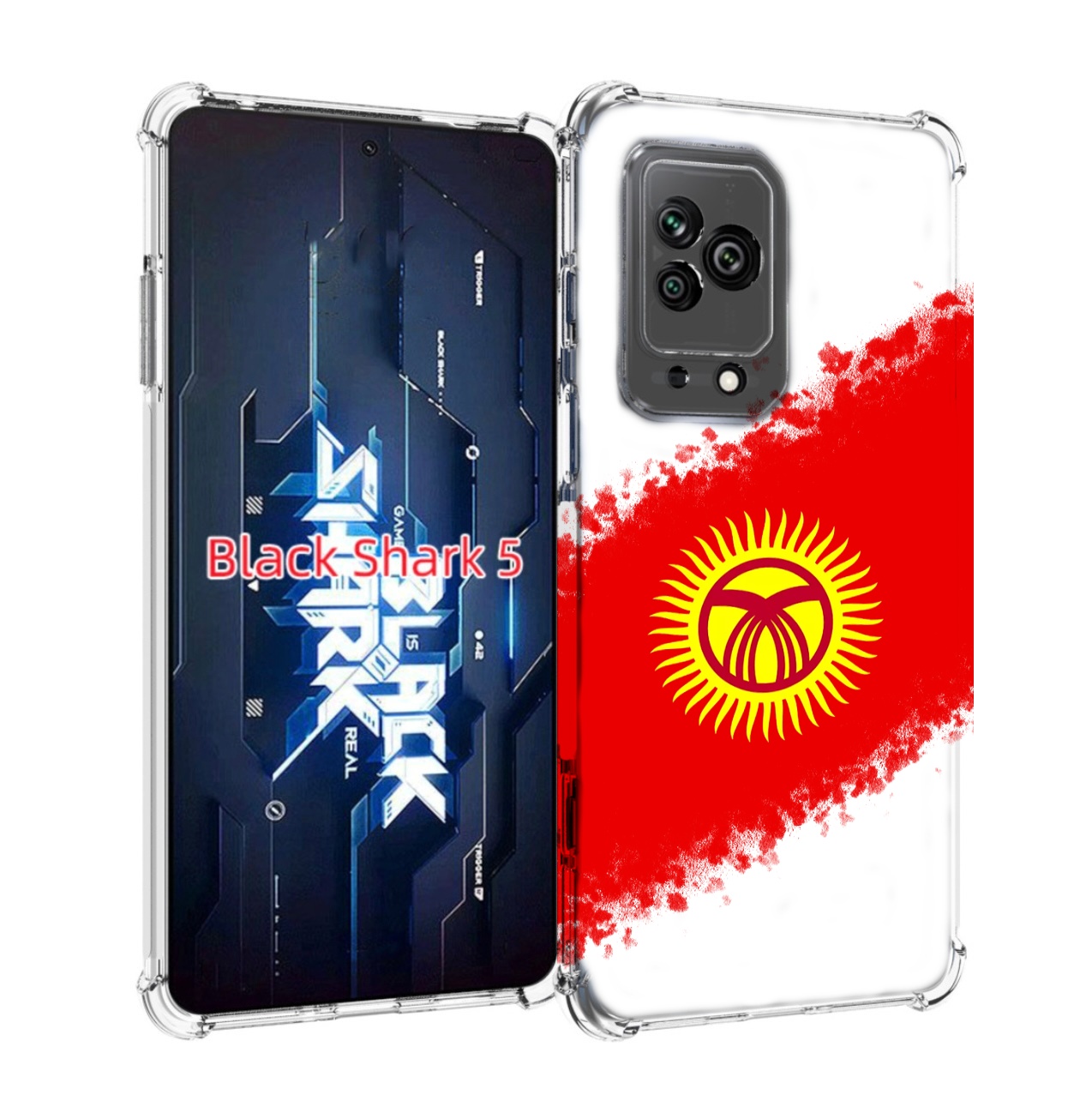 

Чехол MyPads флаг Киргизии для Xiaomi Black Shark 5, Прозрачный, Tocco