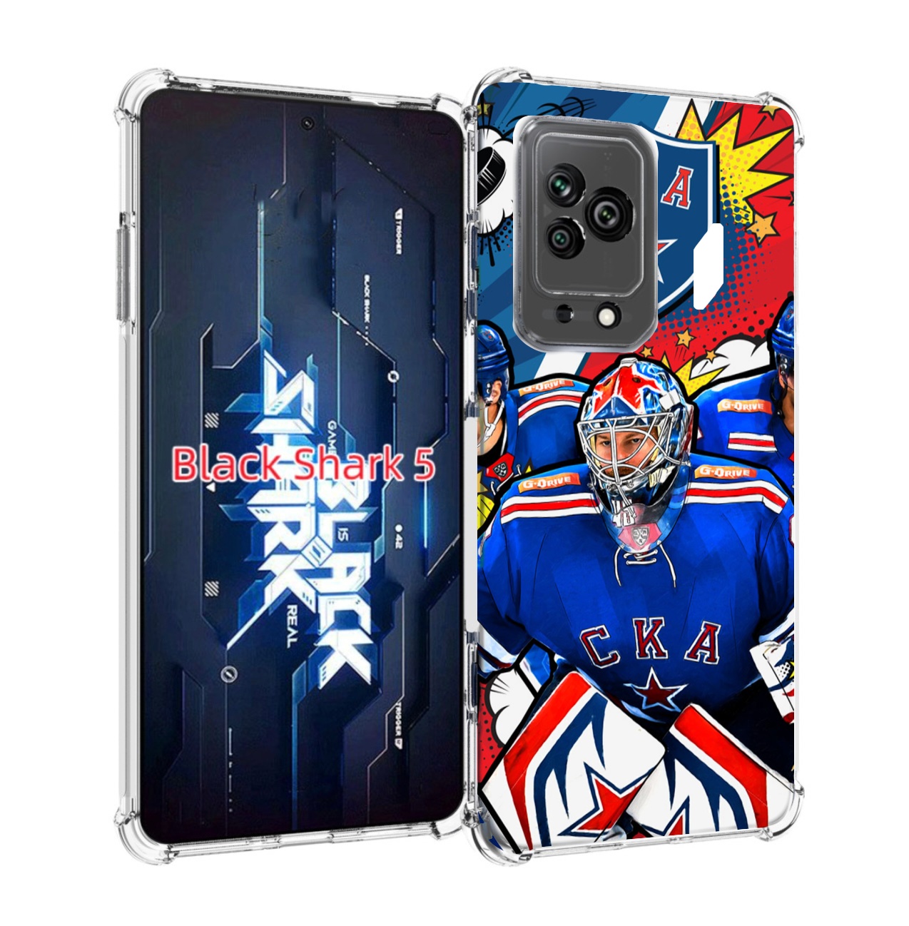 

Чехол MyPads хк ска спб мужской для Xiaomi Black Shark 5, Прозрачный, Tocco