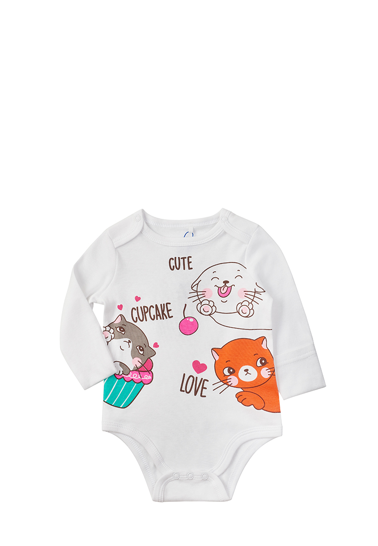 Боди детское Kari baby AW23B13703706, белый, 74