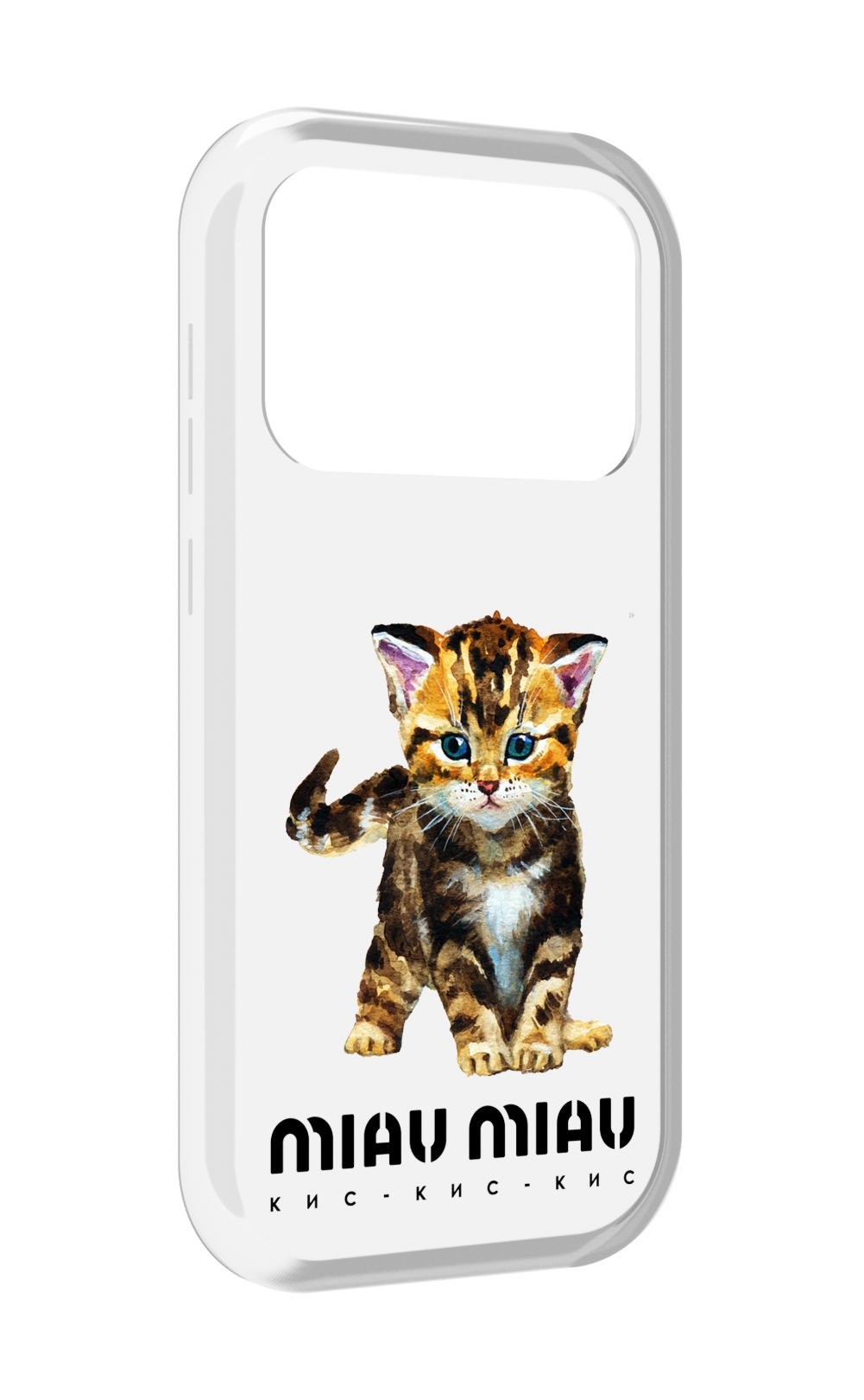 

Чехол MyPads Бренд miau miau для Oukitel F150 Air1 Pro / F150 Air1, Прозрачный, Tocco