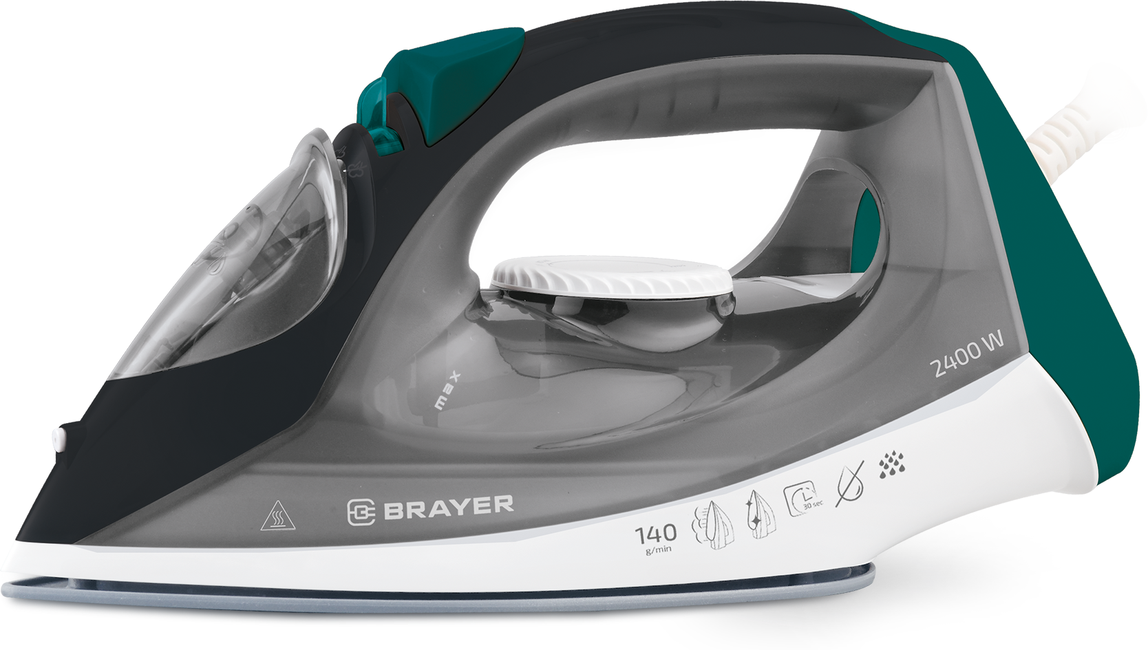 фото Утюг brayer br4008 серый