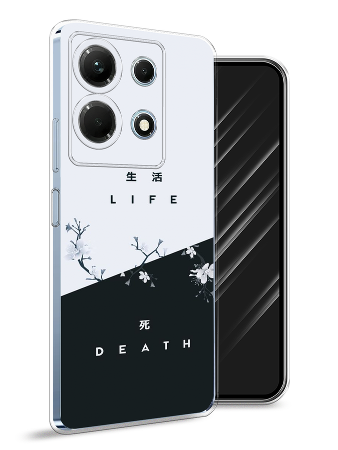 

Чехол Awog на Infinix Note 30 4G "Life and death", Черный;серый, 3104650-7