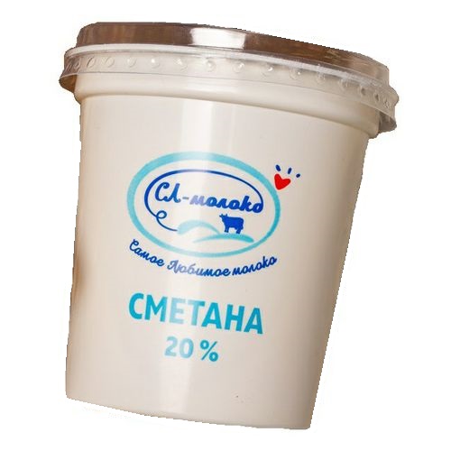 

Сметана СЛ-молоко 20% бзмж 400 г