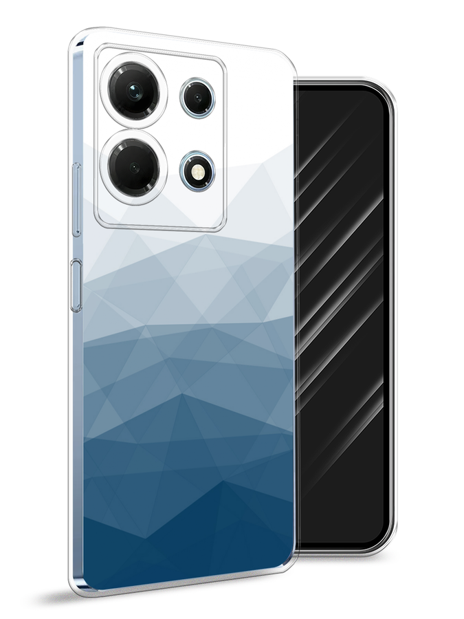 

Чехол Awog на Infinix Note 30 4G "Абстракция небо", Синий;голубой;белый, 3104650-3