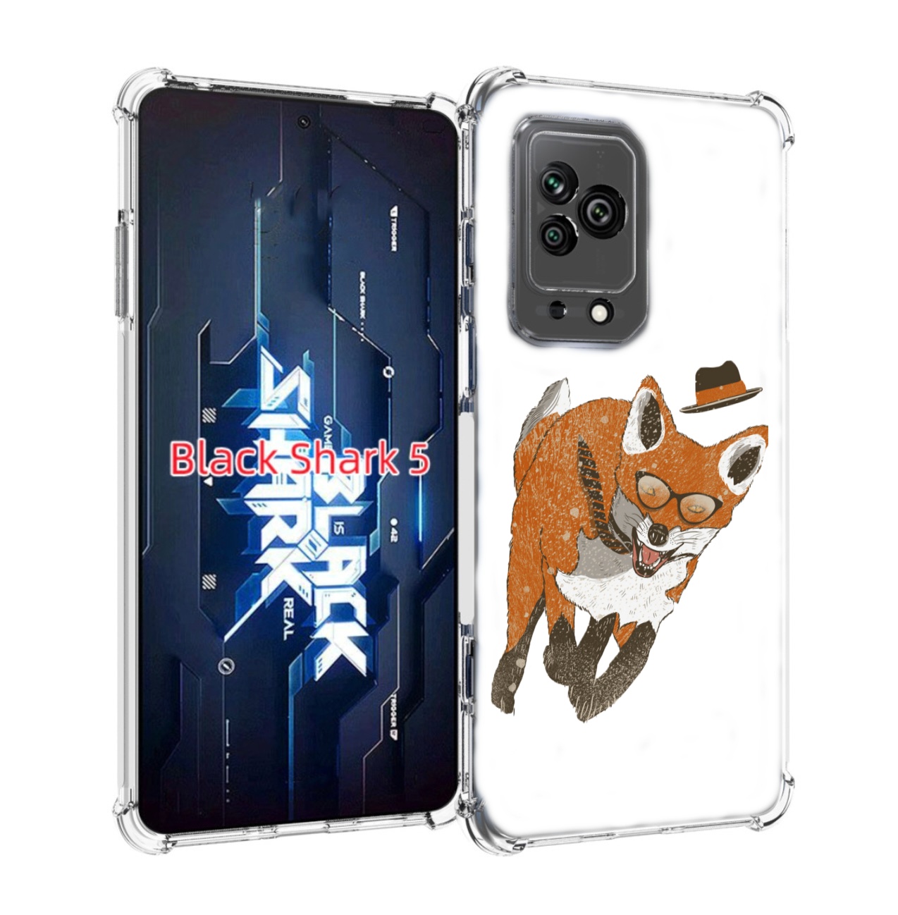 

Чехол MyPads шустрый лис для Xiaomi Black Shark 5, Прозрачный, Tocco