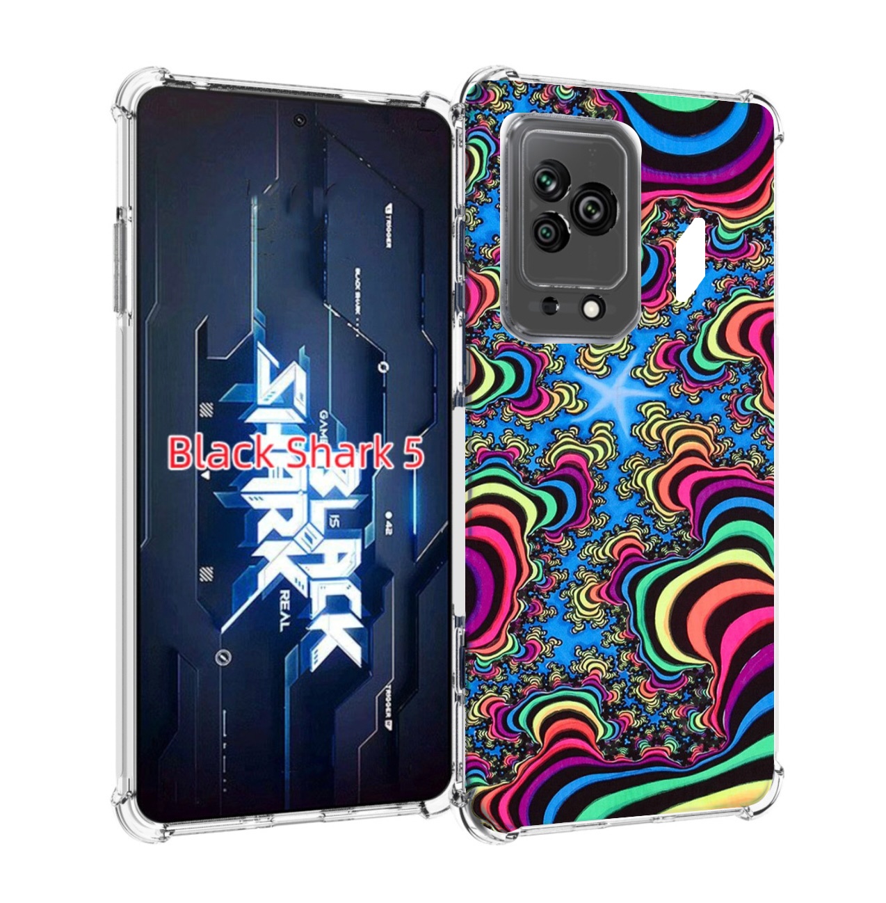 

Чехол MyPads щупальца иллюзия для Xiaomi Black Shark 5, Прозрачный, Tocco