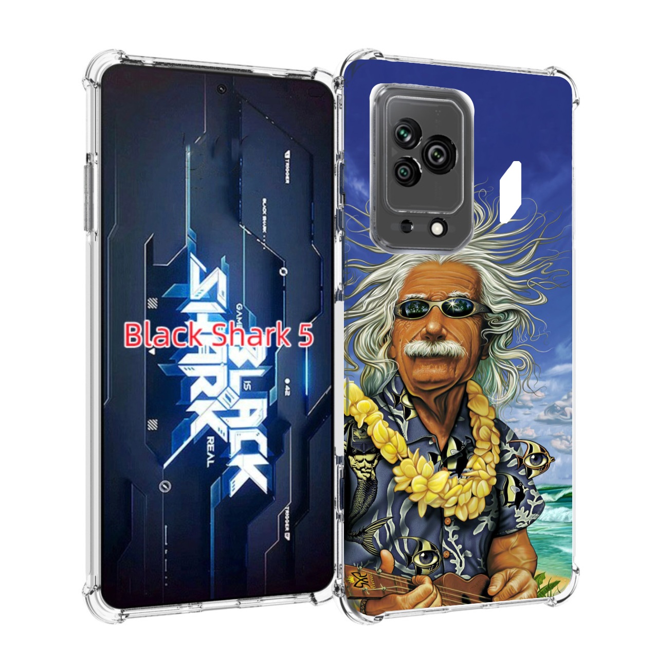 

Чехол MyPads энштейн на отдыхе для Xiaomi Black Shark 5, Прозрачный, Tocco