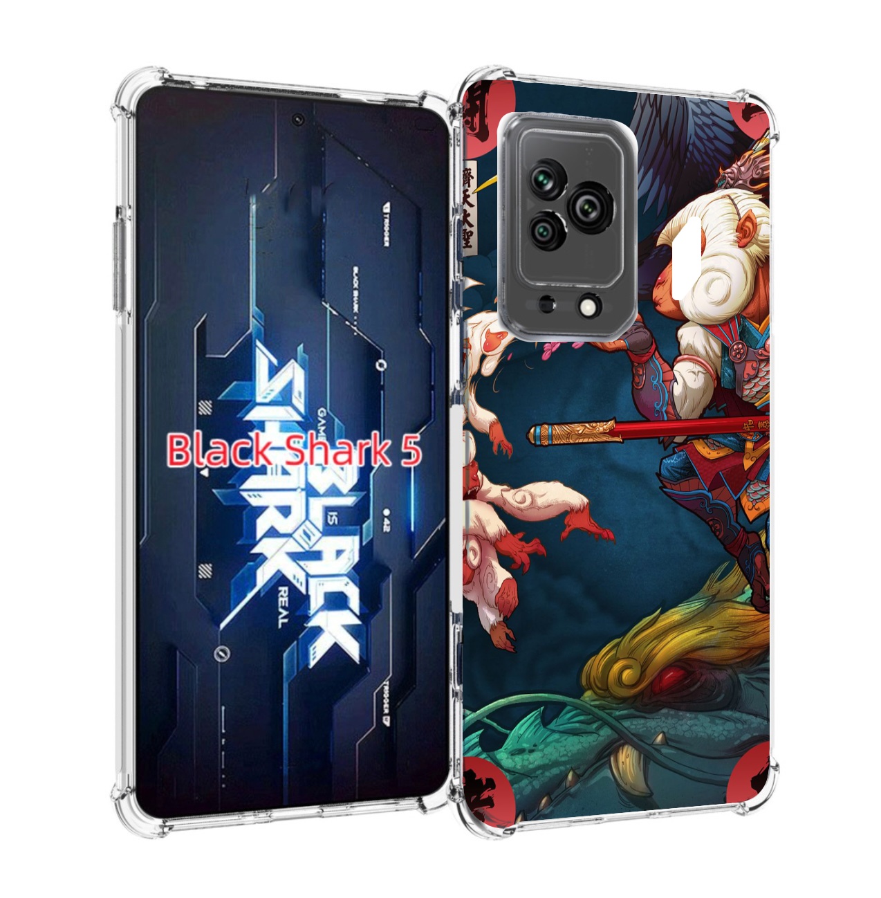 

Чехол MyPads японская обезьяна для Xiaomi Black Shark 5, Прозрачный, Tocco