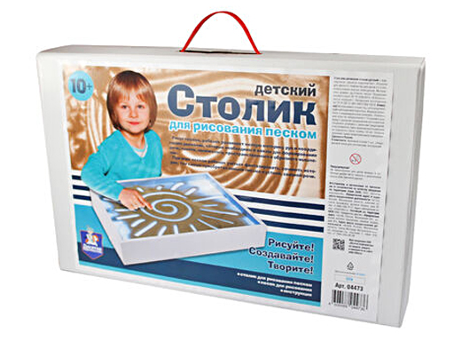 

Стол для рисования песком (детский, usb, голубая подсветка) 04473