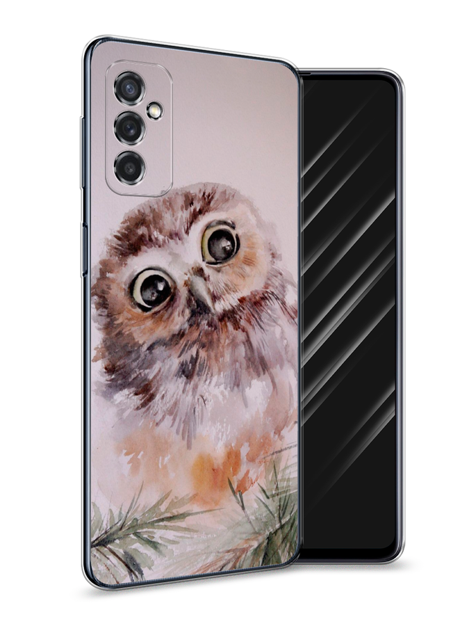 

Чехол Awog на Samsung Galaxy M52 / Самсунг M52 "Сова на розовом", Разноцветный, 2104350-1
