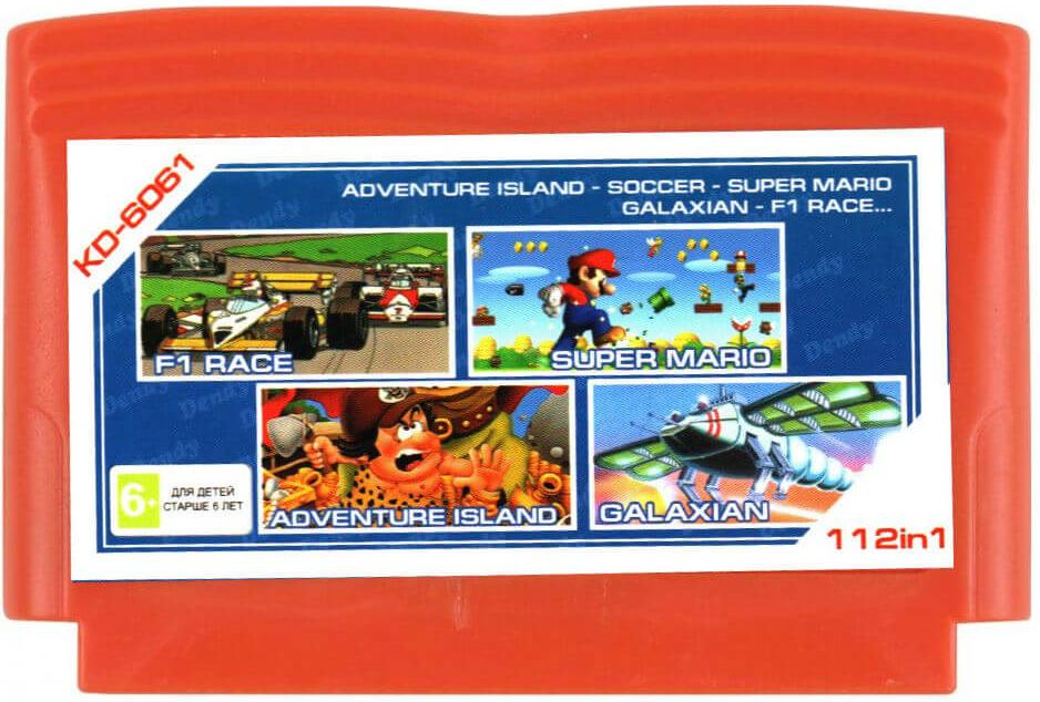 

Сборник игр 112 в 1 YH 112в1 KD-6061 Adventure island/Soccer/Super mario (8 bit), KD-6061