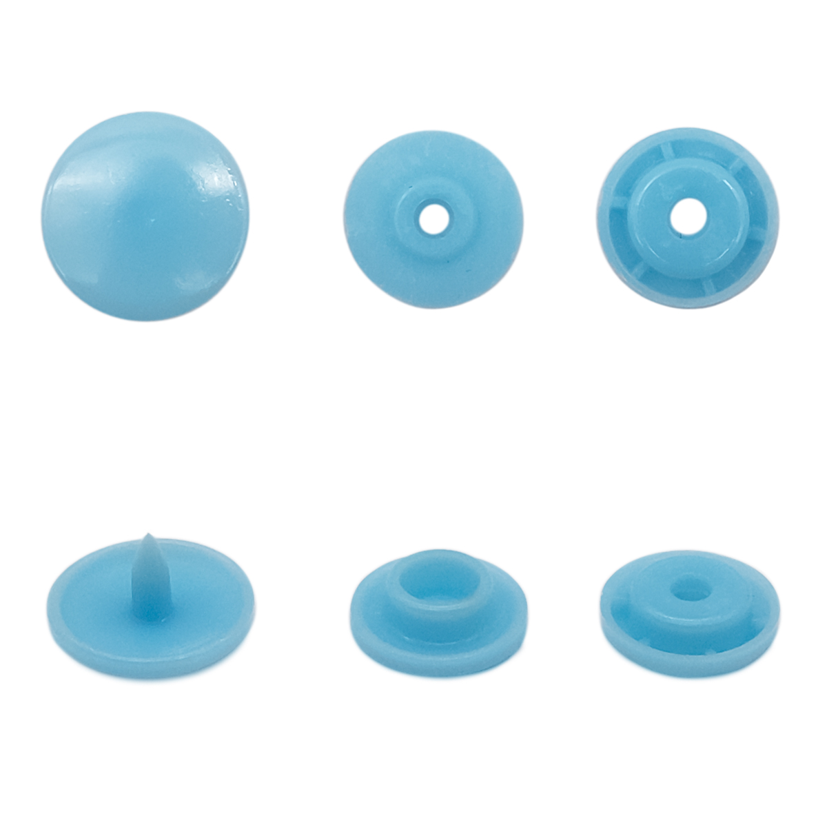 

Кнопка круглая NEW STAR 12,5мм/10мм, пластик, 1000шт (198 небесно-голубой), 625618