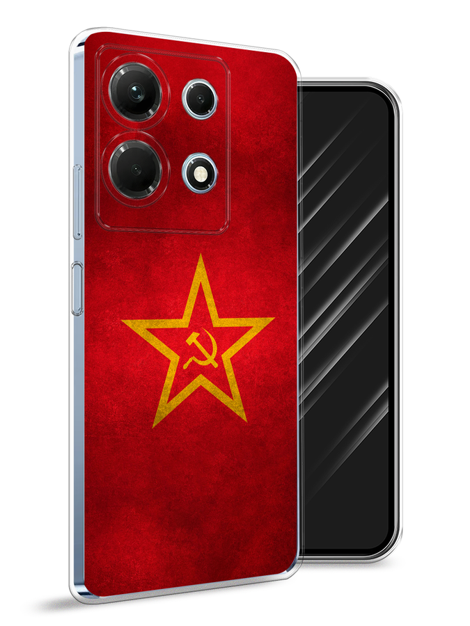 

Чехол Awog на Infinix Note 30 4G "Красное знамя", Желтый;красный, 3104650-10