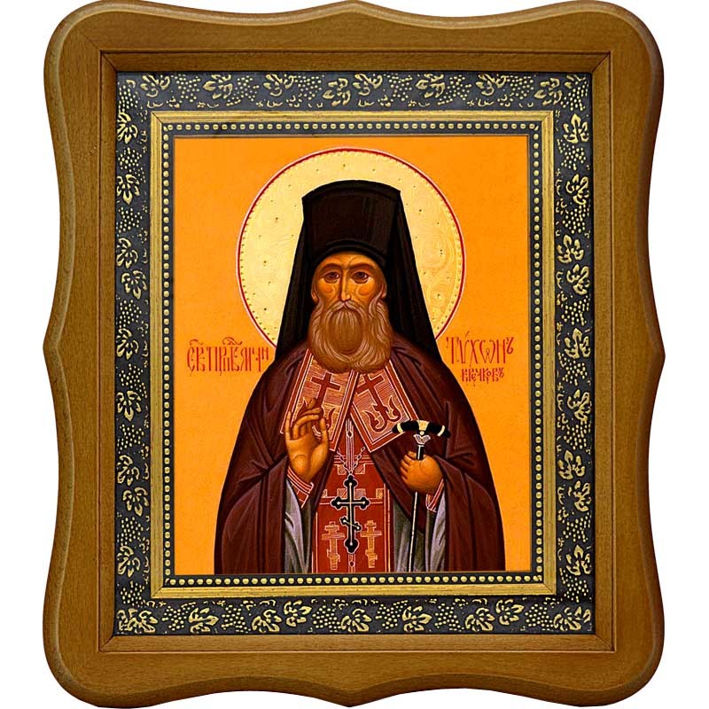 

Тихон (Кречков) преподобномученик, архимандрит. Икона на холсте.
