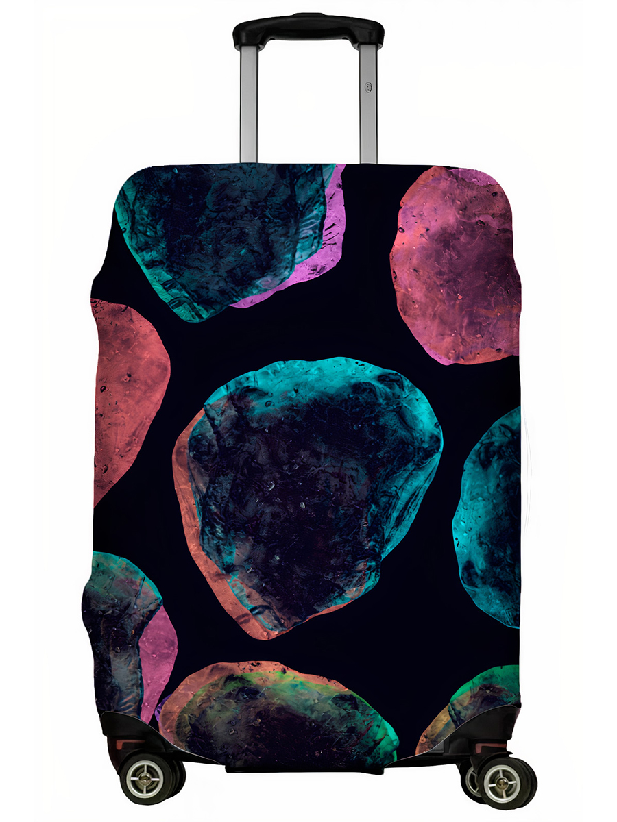 фото Чехол для чемодана lejoy lj-case-187 разноцветные камни l