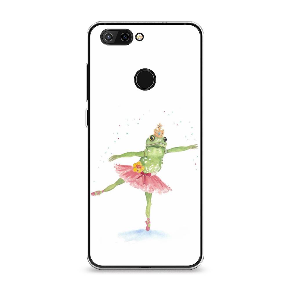 

Чехол на ZTE Blade V9 "Лягушка-балерина", Зеленый, 132450-4