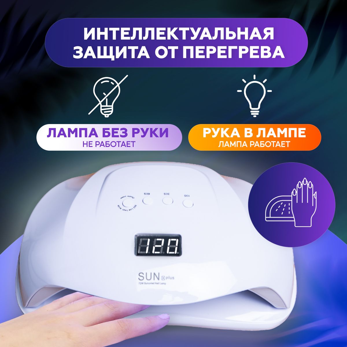 Лампа Для Маникюра Beauty_mania Uv Led Sun X Plus 72вт