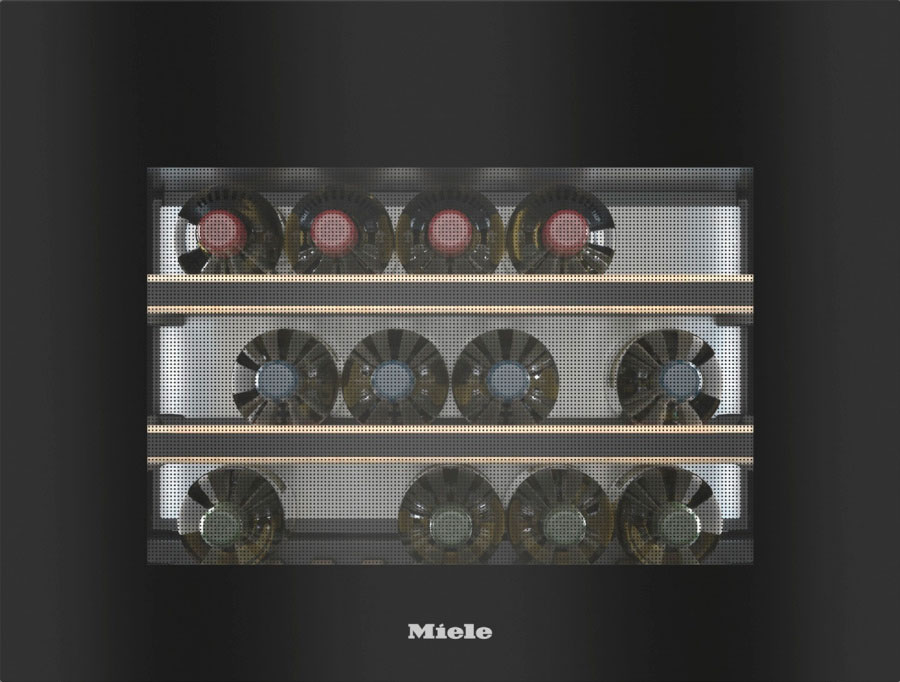 

Встраиваемый винный шкаф Miele KWT 7112 iG OBSW черный, KWT 7112 iG OBSW