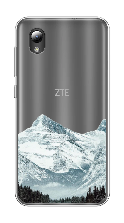 

Чехол на ZTE Blade A3 2019/L8/ZTE Blade A31 lite "Горы арт 1", Белый;зеленый, 132950-2
