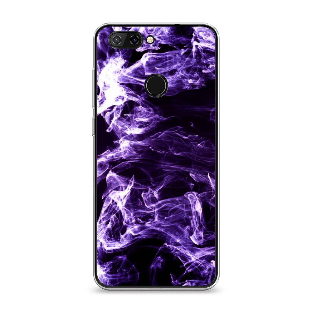 

Чехол на ZTE Blade V9 "Фиолетовый дым", Фиолетовый;белый;черный, 132450-3