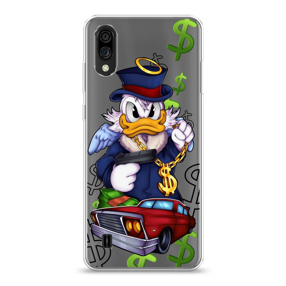 

Чехол на ZTE Blade A51 lite/Blade A5 (2020) "Scrooge McDuck with a Gold Chain", Красный;синий;белый, 134850-6