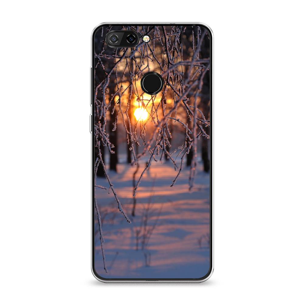 

Чехол на ZTE Blade V9 "Зима 7", Оранжевый;розовый;черный, 132450-2