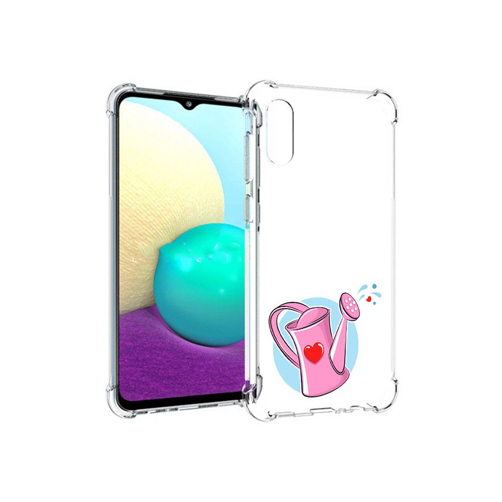 

Чехол MyPads Tocco для Samsung Galaxy M02 Лейка любви 14 февраля (PT157689.478.103), Прозрачный, Tocco