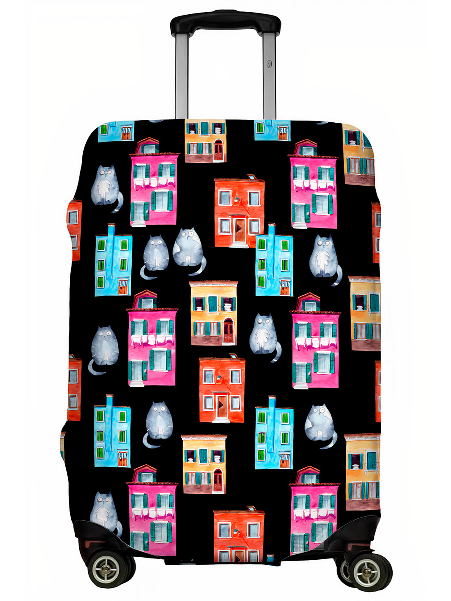 фото Чехол для чемодана lejoy lj-case-237 cat&house s