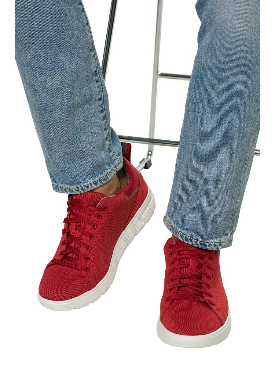 Кроссовки унисекс GEOX 001393983 красные 41 EU 12170₽