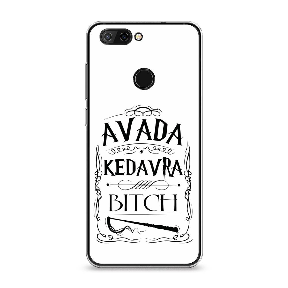 

Чехол на ZTE Blade V9 "Avada kedavra bitch", Белый;серый;черный, 132450-6