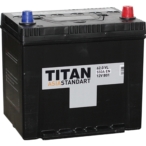 

Аккумулятор легковой "TITAN" ASIA 62А/ч о/п (62.0) D23L