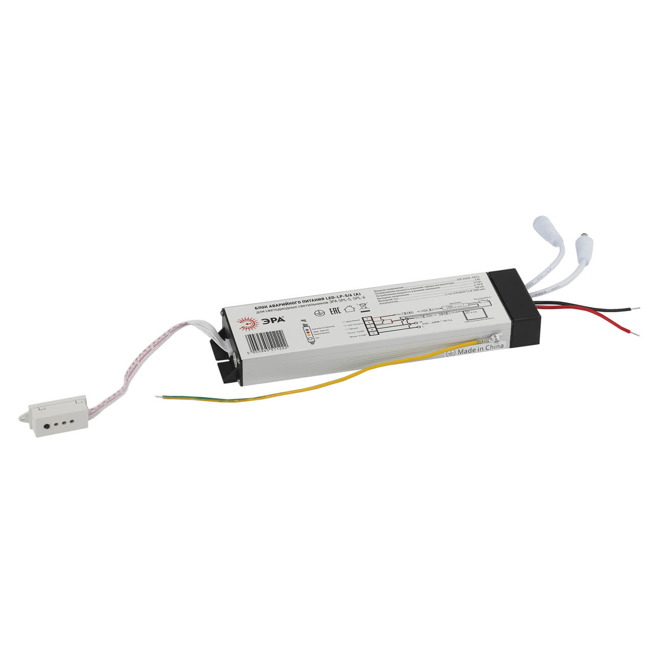 

Блок аварийного питания ЭРА 6-90V IP20 0,1A LED-LP-5/6 (A) Б0030417, Белый, LED-LP-5/6 (A)