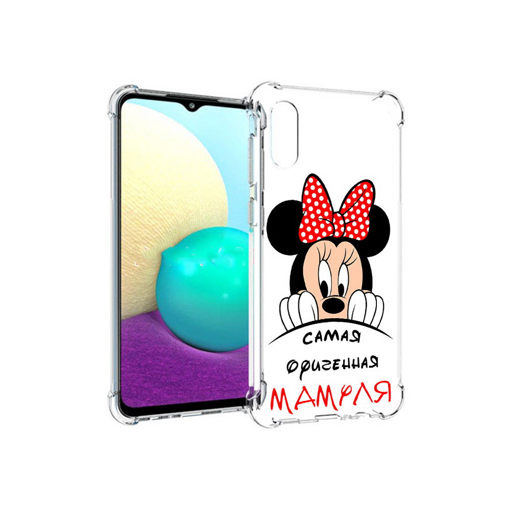 

Чехол MyPads Tocco для Samsung Galaxy M02 Самая лучшая мамуля Мини Маус (PT157689.478.152), Прозрачный, Tocco