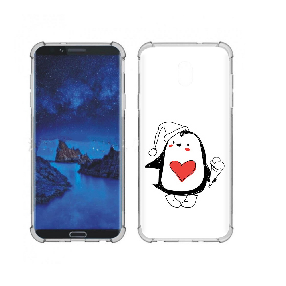 

Чехол MyPads Tocco для Samsung Galaxy J7 (2018) Пингвин с мороженым (PT226928.596.135), Прозрачный, Tocco